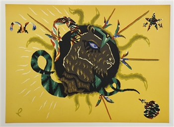 Jean Lurcat lithograph Signs of the Zodiac Capricorn