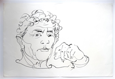 Hans Erni original lithograph Reflexions simples sur le corps