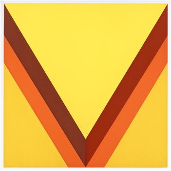 Kenneth Noland silkscreen "Early Fall"