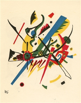 Wassily Kandinsky lithograph "Kleine Welten I"