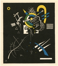 Wassily Kandinsky lithograph "Kleine Welten VII"