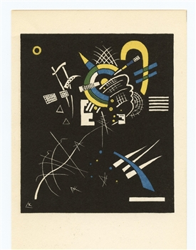 Wassily Kandinsky lithograph "Kleine Welten VII"