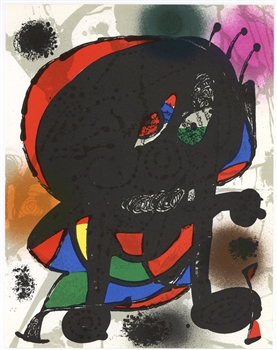 Joan Miro "Lithograph III" 1977