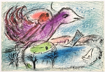 Marc Chagall "The Bay" original lithograph