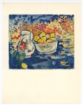 Maurice de Vlaminck "Still Life with Lemons" lithograph