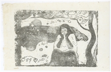 Paul Gauguin "Miseres Humaines, souvenir de Bretagne"