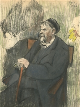 Edgar Degas "Portrait de Henri Rouart"