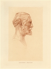 Auguste Rodin "Antonin Proust" original drypoint