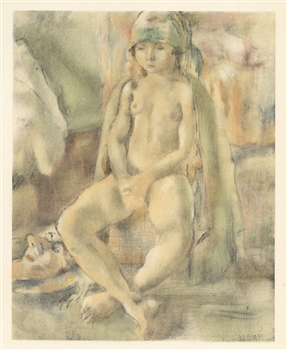 Jules Pascin lithograph "Salome"