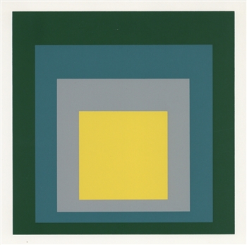 Josef Albers silkscreen "Homage to the Square" 1968