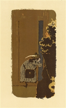 Pierre Bonnard lithograph "Dans la rue"