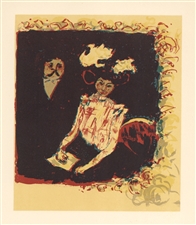 Pierre Bonnard lithograph "Frontispice pour la Lithographie en Couleurs"