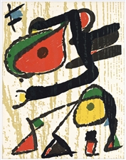 Joan Miro original woodcut