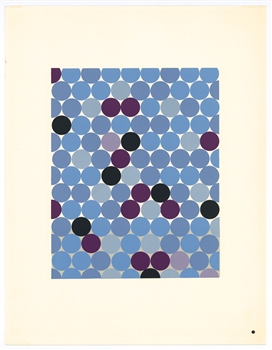 Josef Albers silkscreen | Interaction of Color, 1963