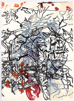 Jean-Paul Riopelle original lithograph, 1968