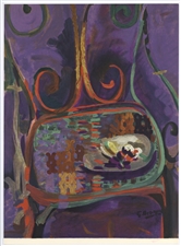Georges Braque lithograph "La Chaise"