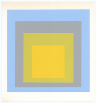 Josef Albers silkscreen Homage to the Square