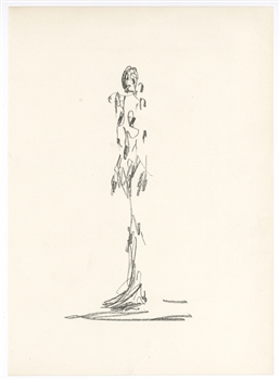 Alberto Giacometti lithograph for Cahiers d'Art