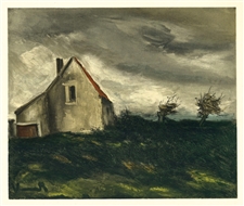 Maurice de Vlaminck "The House on the Plain" lithograph