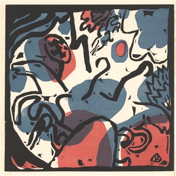 Wassily Kandinsky "Drei Reiter in Rot, Blau und Schwarz" original woodcut | Klange
