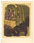 Edouard Vuillard lithograph "Galerie au Gymnase"