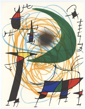 Joan Miro "Original Lithograph V" 1972