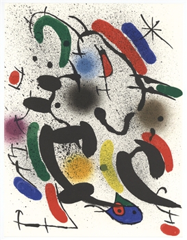 Joan Miro "Original Lithograph VI" 1972