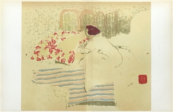Edouard Vuillard lithograph "La naissance d'Annette"