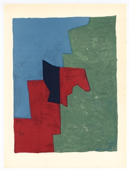 Serge Poliakoff original lithograph | tachisme