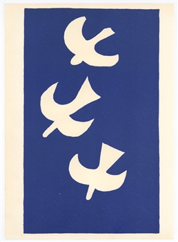 Georges Braque lithograph | Oiseaux