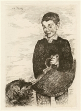 Edouard Manet original etching | Le Gamin (The Urchin - Boy with a Dog)