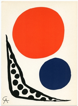 Alexander Calder original lithograph, 1964