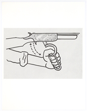 Roy Lichtenstein "Hand Loading Gun II"