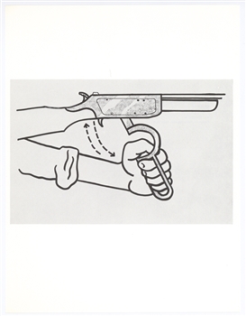 Roy Lichtenstein "Hand Loading Gun II"