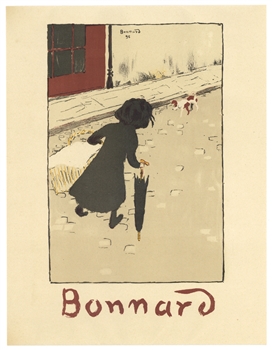 Pierre Bonnard lithograph "La Petite Blanchisseuse"