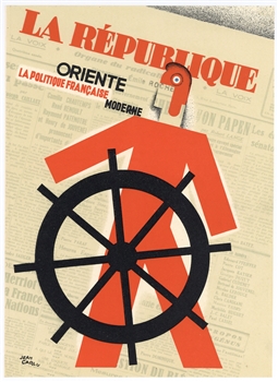 Jean Carlu original lithograph "La Republique"
