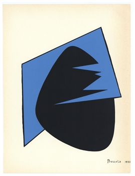Angelo Bozzola original serigraph, 1958