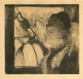 Edgar Degas monotype