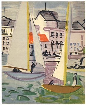 Raoul Dufy lithograph "Venice"