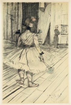 Toulouse-Lautrec "Dans les coulisses" lithograph | Circus