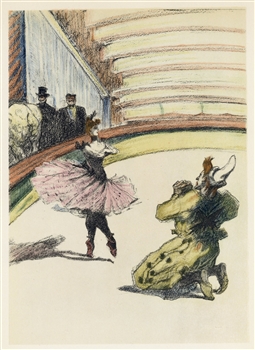 Toulouse-Lautrec "Le Rappel" lithograph | Circus