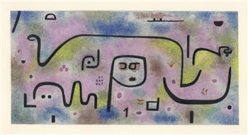 Paul Klee pochoir "Insula Dulcamara"