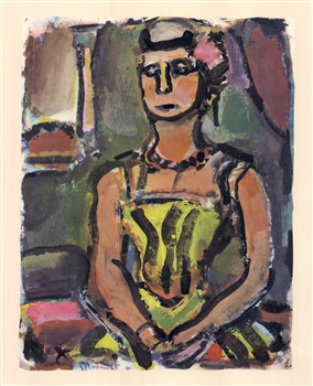 Georges Rouault lithograph "Madame Yxe