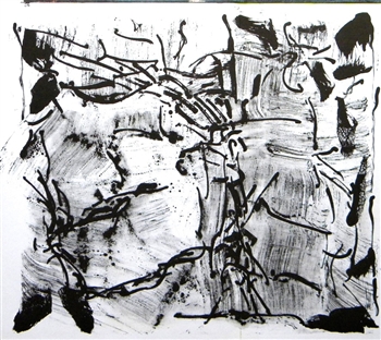 Jean-Paul Riopelle original lithograph, 1964