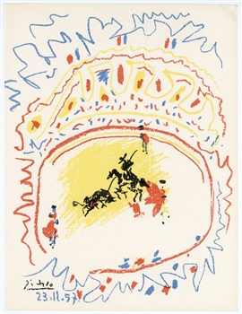 Pablo Picasso "La Petit Corrida" original lithograph