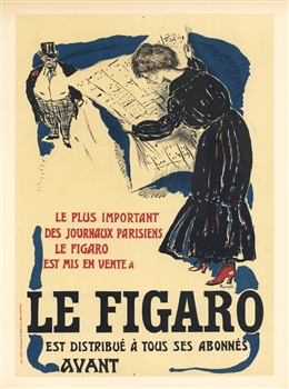 Pierre Bonnard lithograph "Le Figaro"