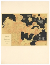 Pierre Bonnard lithograph "Reine de Joie"