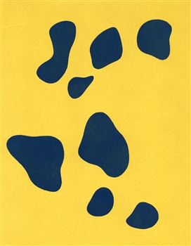 Jean Arp pochoir, 1956