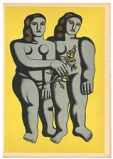 Fernand Leger lithograph "Les deux soeurs" edition of 1000