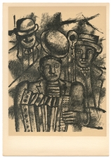 Fernand Leger lithograph "Les musiciens" edition of 1000